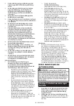 Preview for 39 page of Makita DUC356PT4BX Instruction Manual