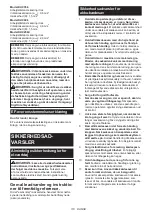 Preview for 110 page of Makita DUC356PT4BX Instruction Manual