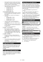 Preview for 118 page of Makita DUC356PT4BX Instruction Manual