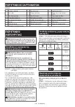 Preview for 128 page of Makita DUC356PT4BX Instruction Manual