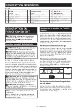 Preview for 25 page of Makita DUC400Z Instruction Manual