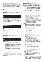 Preview for 30 page of Makita DUC400Z Instruction Manual