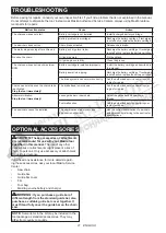 Preview for 21 page of Makita DUC407RT Instruction Manual