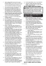 Предварительный просмотр 10 страницы Makita DUH501 Instruction Manual