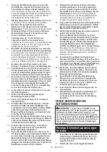 Предварительный просмотр 27 страницы Makita DUH501 Instruction Manual