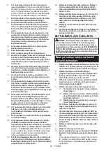 Предварительный просмотр 89 страницы Makita DUH501 Instruction Manual