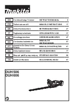 Makita DUH506 Instruction Manual preview