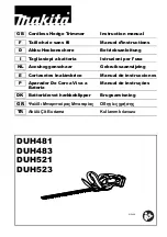 Makita DUH521Z Instruction Manual preview