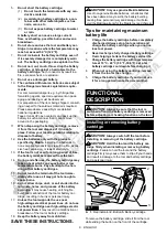 Предварительный просмотр 6 страницы Makita DUH606 Instruction Manual