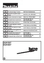 Makita DUH607 Instruction Manual preview