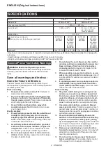 Preview for 2 page of Makita DUH651 Instruction Manual