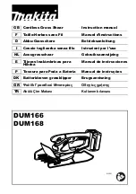 Preview for 1 page of Makita DUM168RF Instruction Manual