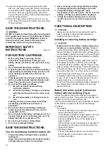 Preview for 12 page of Makita DUM168RF Instruction Manual