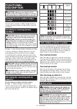 Preview for 14 page of Makita DUM604Z Instruction Manual