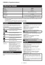 Preview for 19 page of Makita DUM604Z Instruction Manual