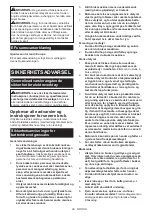 Preview for 29 page of Makita DUM604Z Instruction Manual