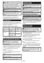 Preview for 33 page of Makita DUM604Z Instruction Manual