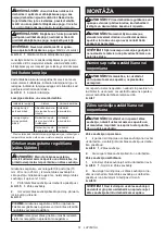 Preview for 51 page of Makita DUM604Z Instruction Manual