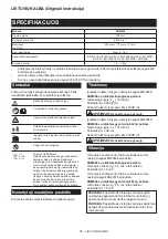 Preview for 55 page of Makita DUM604Z Instruction Manual