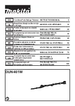 Makita DUN461W Instruction Manual предпросмотр