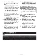 Preview for 13 page of Makita DUN500W Instruction Manual