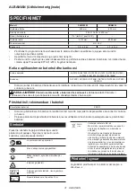 Preview for 31 page of Makita DUN500W Instruction Manual