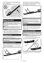 Предварительный просмотр 16 страницы Makita DUN501W Instruction Manual