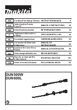 Makita DUN600L Instruction Manual preview