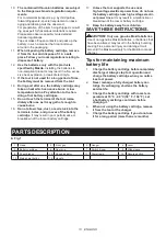 Предварительный просмотр 13 страницы Makita DUN600L Instruction Manual