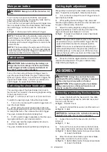 Preview for 13 page of Makita DUP180 Instruction Manual