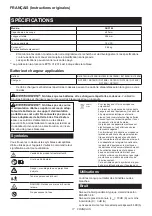 Preview for 17 page of Makita DUP180 Instruction Manual