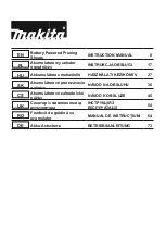 Preview for 1 page of Makita DUP361 Instruction Manual