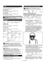 Предварительный просмотр 12 страницы Makita DUP361 Instruction Manual