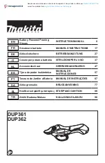 Preview for 1 page of Makita DUP361PT2 Instruction Manual