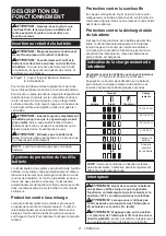 Preview for 21 page of Makita DUP361PT2 Instruction Manual