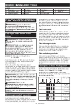 Preview for 28 page of Makita DUP361Z Instruction Manual