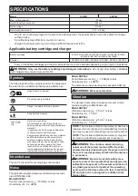 Preview for 2 page of Makita DUP362 Instruction Manual