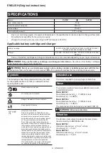 Preview for 8 page of Makita DUP362Z Instruction Manual