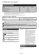 Preview for 17 page of Makita DUP362Z Instruction Manual