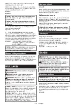 Preview for 105 page of Makita DUP362Z Instruction Manual