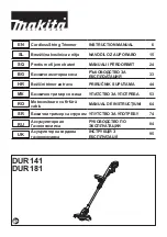 Preview for 1 page of Makita DUR181 Instruction Manual