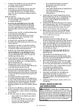 Предварительный просмотр 34 страницы Makita DUR187L Instruction Manual