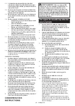 Предварительный просмотр 22 страницы Makita DUR187LZ Instruction Manual