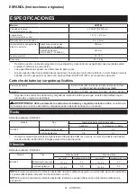 Preview for 61 page of Makita DUR189RF Instruction Manual