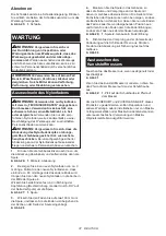 Preview for 37 page of Makita DUR189Z Manual