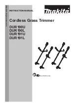 Makita DUR191U Instruction Manual preview