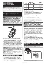 Preview for 10 page of Makita DUR191U Instruction Manual