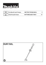 Preview for 1 page of Makita DUR192LZ Instruction Manual