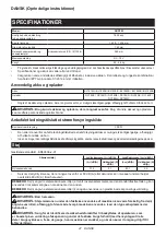 Preview for 47 page of Makita DUR193RF Instruction Manual