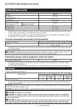 Preview for 67 page of Makita DUR193RF Instruction Manual